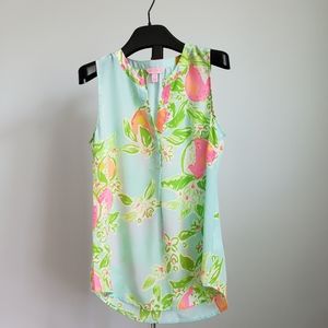 LILLY PULITZER | 100% Silk Sleeveless Tank
